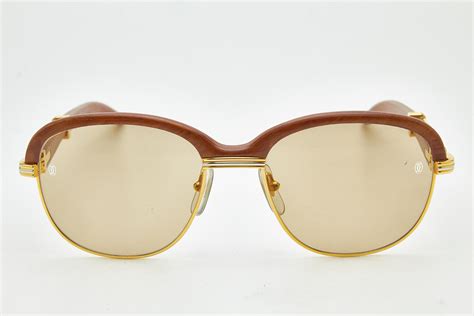 cartier bubinga replica sunglasses|CARTIER VINTAGE 1990 Rare MALMAISON Sunglasses BUBINGA .